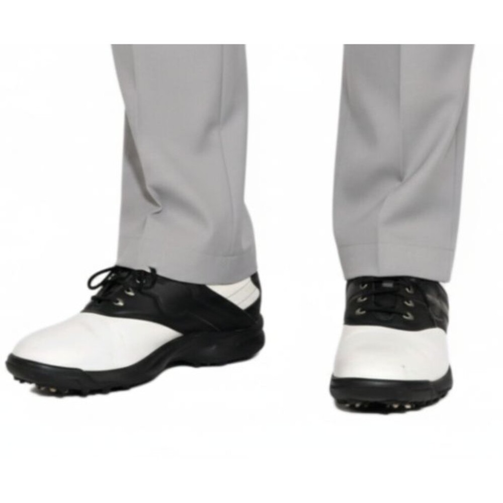 Footjoy Golf Shoes Mens Greenjoys Size 10M Black/White Soft Cleats